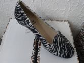 Sapatilha Animal Print Zebra